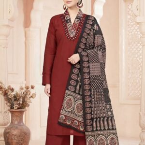 artical v neck printed dupatta